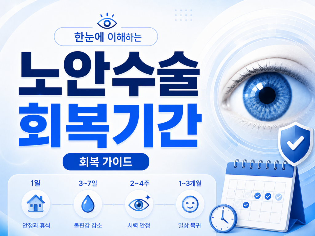 노안수술 회복기간