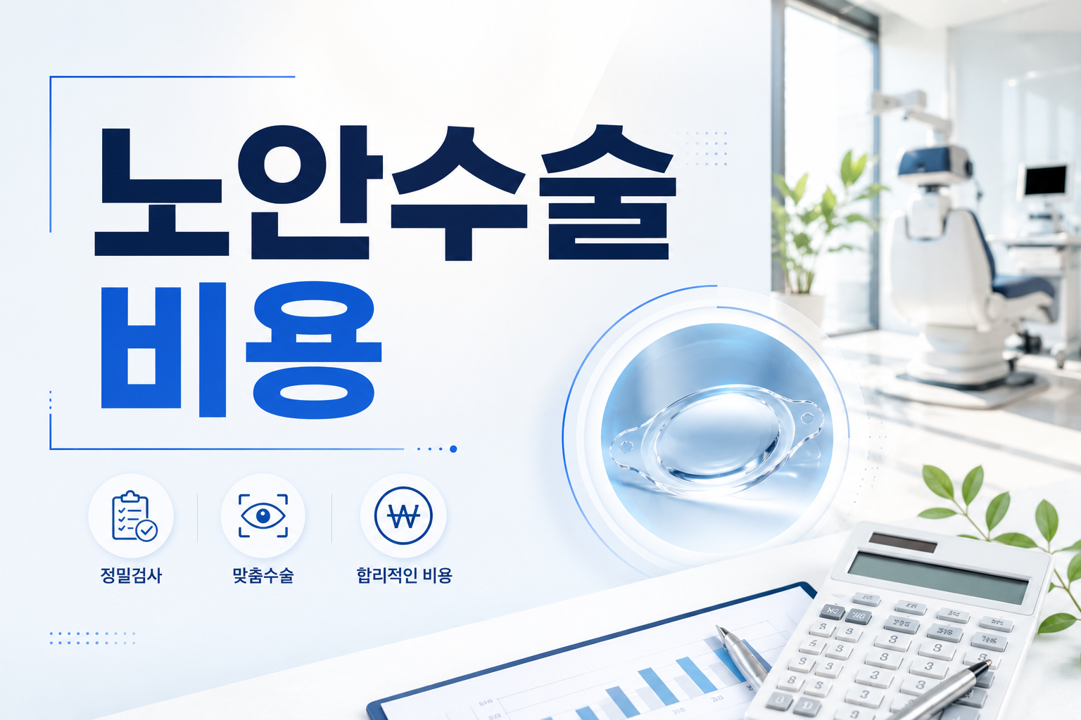 노안수술 비용 — 구성 요소와 확인할 점