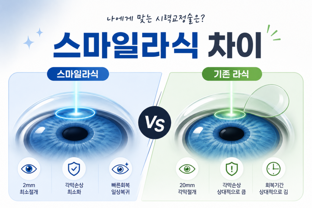 스마일라식차이