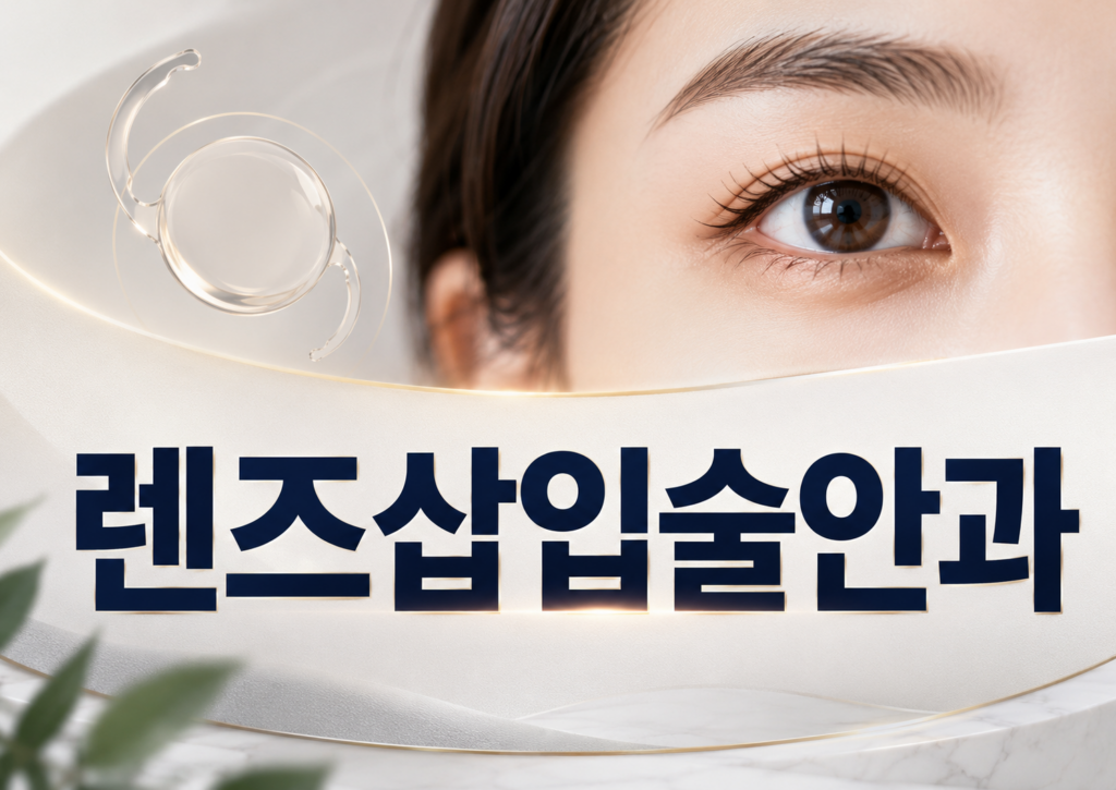렌즈삽입술안과
